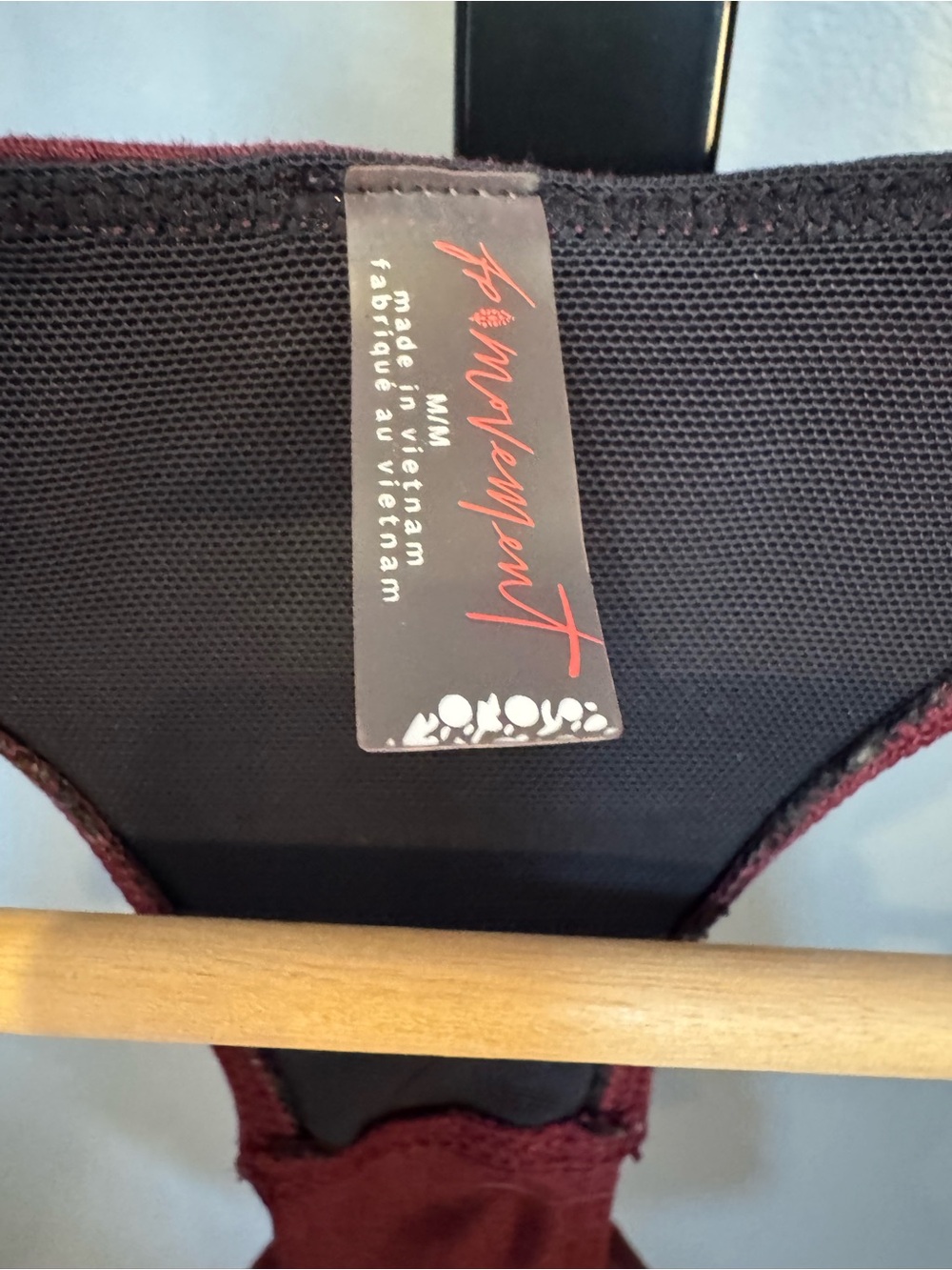 FP Movement Lightning Synergy Sports Bra M Burgundy Strappy Back - Picture 3 of 9